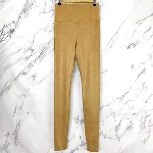 Wilfred Free | Aritzia | Daria Vegan Suede Leggings | Caramel | Sz S